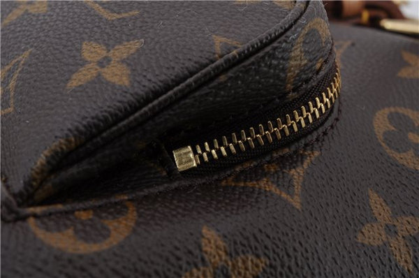 Authentic Louis Vuitton Monogram Montsouris MM Backpack M51136 LV 1770D