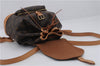 Authentic Louis Vuitton Monogram Montsouris MM Backpack M51136 LV 1770D