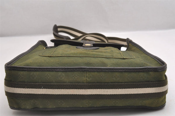 Authentic Louis Vuitton Monogram Mini Besace Mary Kate Shoulder Bag Green 1770I