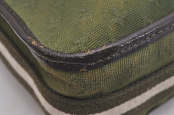 Authentic Louis Vuitton Monogram Mini Besace Mary Kate Shoulder Bag Green 1770I