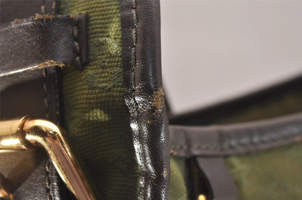 Authentic Louis Vuitton Monogram Mini Besace Mary Kate Shoulder Bag Green 1770I