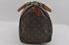 Authentic Louis Vuitton Monogram Speedy 35 Hand Boston Bag M41524 LV 1771I