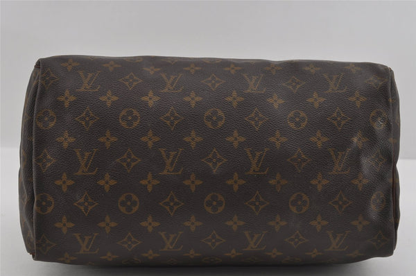 Authentic Louis Vuitton Monogram Speedy 35 Hand Boston Bag M41524 LV 1771I