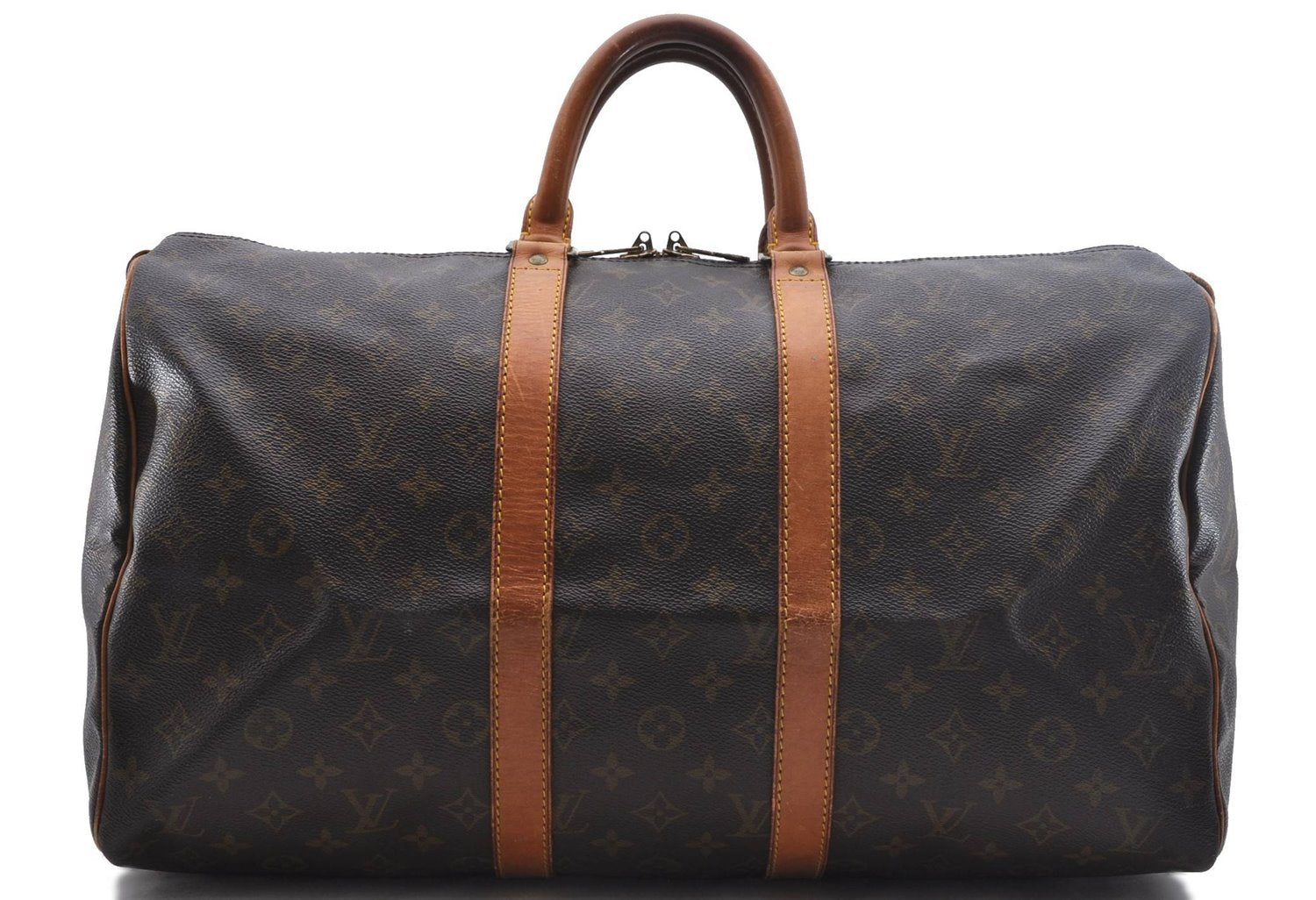 Authentic Louis Vuitton Monogram Keepall 45 Boston Bag M41428 LV 1773D