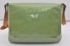 Auth Louis Vuitton Vernis Thompson Street Shoulder Bag Green M91009 LV 1773I