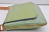 Auth Louis Vuitton Vernis Thompson Street Shoulder Bag Green M91009 LV 1773I