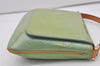 Auth Louis Vuitton Vernis Thompson Street Shoulder Bag Green M91009 LV 1773I