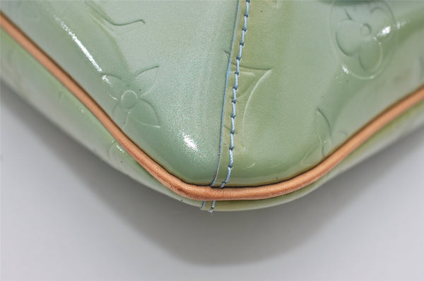 Auth Louis Vuitton Vernis Thompson Street Shoulder Bag Green M91009 LV 1773I