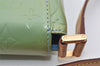 Auth Louis Vuitton Vernis Thompson Street Shoulder Bag Green M91009 LV 1773I
