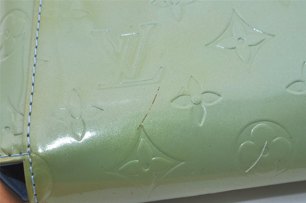 Auth Louis Vuitton Vernis Thompson Street Shoulder Bag Green M91009 LV 1773I