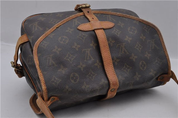 Auth Louis Vuitton Monogram Saumur 30 Shoulder Cross Body Bag M42256 LV 1774D