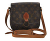 Authentic Louis Vuitton Monogram Saint Cloud MM M51243 Shoulder Cross Bag 1775I