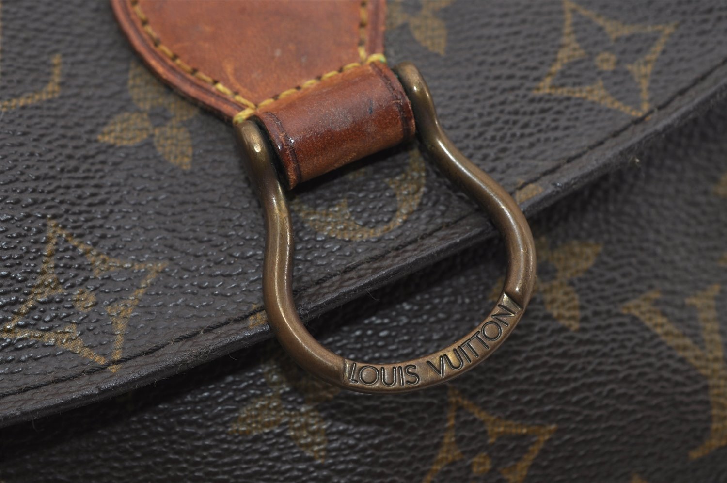 Authentic Louis Vuitton Monogram Saint Cloud MM M51243 Shoulder Cross Bag 1775I