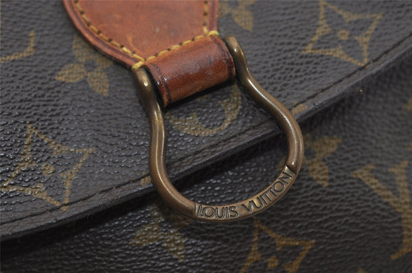 Authentic Louis Vuitton Monogram Saint Cloud MM M51243 Shoulder Cross Bag 1775I