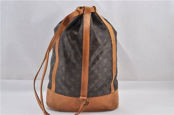 Authentic Louis Vuitton Monogram Randonnee GM Shoulder Bag M42244 LV 1777F