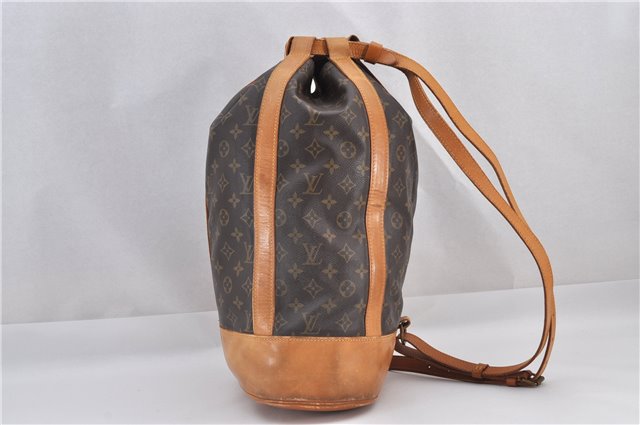 Authentic Louis Vuitton Monogram Randonnee GM Shoulder Bag M42244 LV 1777F