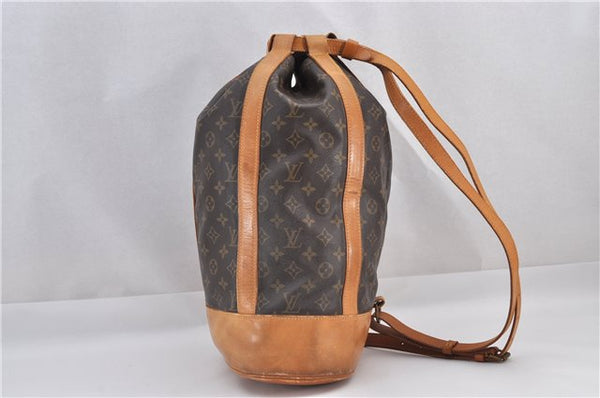 Authentic Louis Vuitton Monogram Randonnee GM Shoulder Bag M42244 LV 1777F
