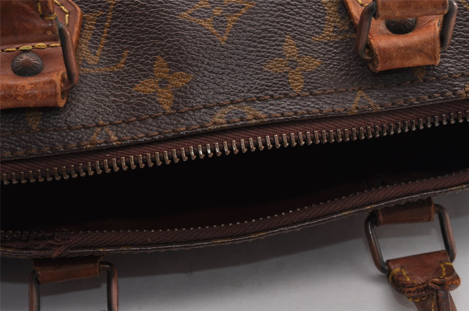 Authentic Louis Vuitton Monogram Speedy 35 Hand Boston Bag Old Model Junk 1777I