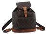 Authentic Louis Vuitton Monogram Montsouris GM Backpack M51135 LV 1778D