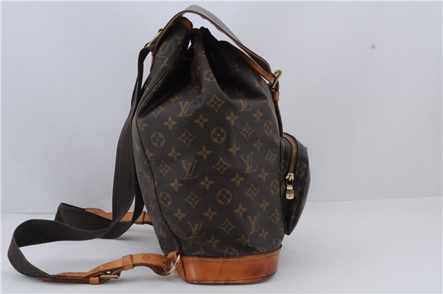 Authentic Louis Vuitton Monogram Montsouris GM Backpack M51135 LV 1778D