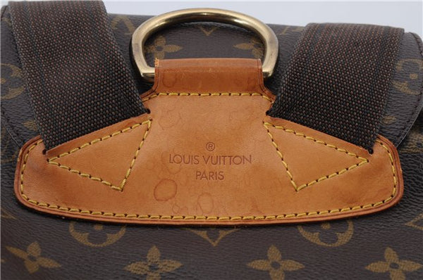 Authentic Louis Vuitton Monogram Montsouris GM Backpack M51135 LV 1778D