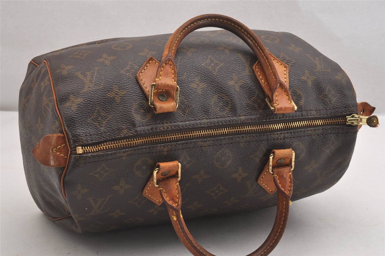 Authentic Louis Vuitton Monogram Speedy 30 Hand Boston Bag M41526 LV 1778I