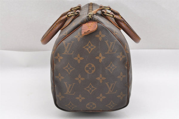 Authentic Louis Vuitton Monogram Speedy 25 Boston Hand Bag M41528 LV 1779I