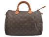 Authentic Louis Vuitton Monogram Speedy 30 Hand Boston Bag Old Model LV 1780I