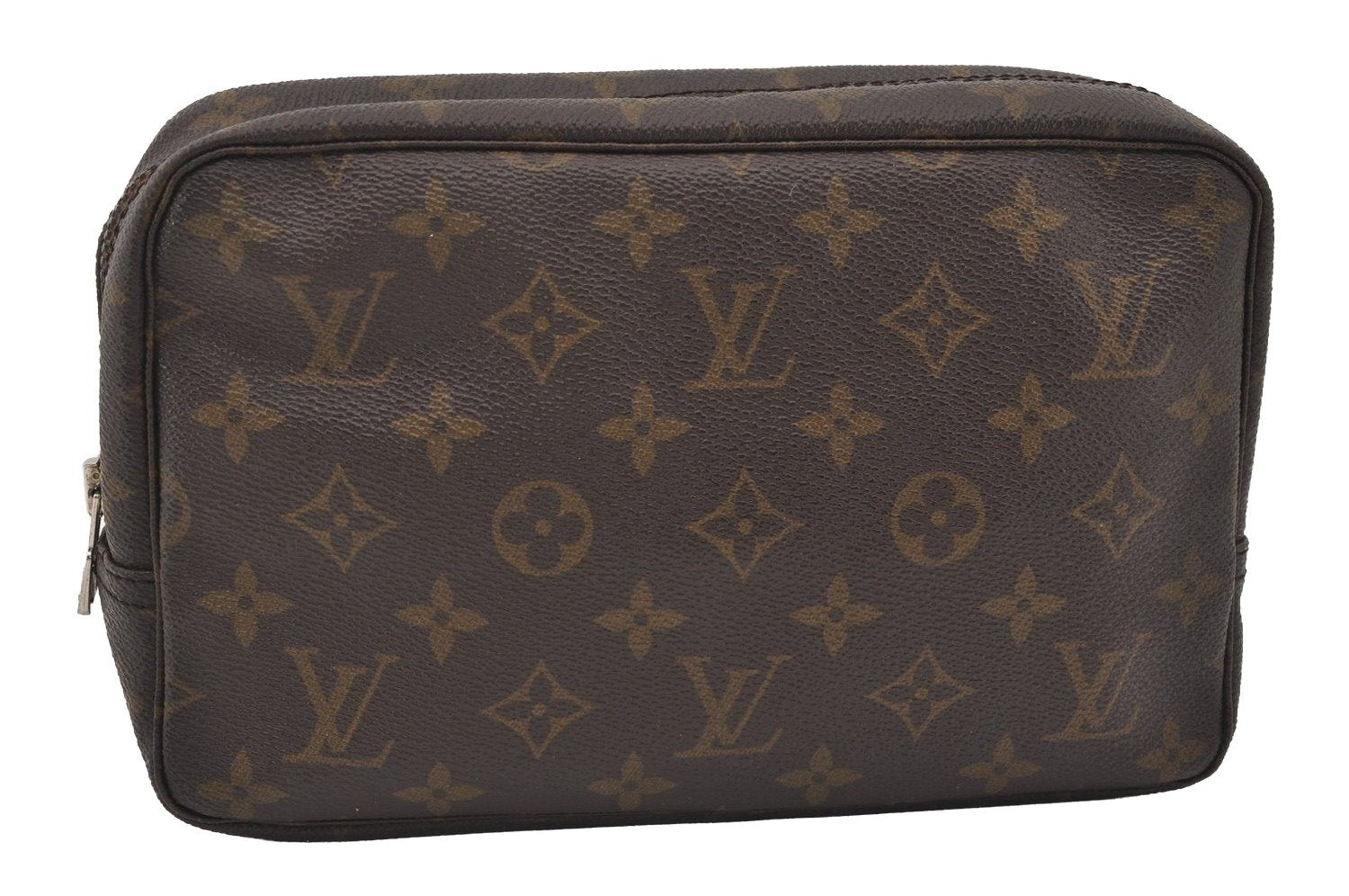 Auth Louis Vuitton Monogram Trousse Toilette 23 Clutch Hand Bag M47524 LV 1781I
