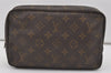 Auth Louis Vuitton Monogram Trousse Toilette 23 Clutch Hand Bag M47524 LV 1781I