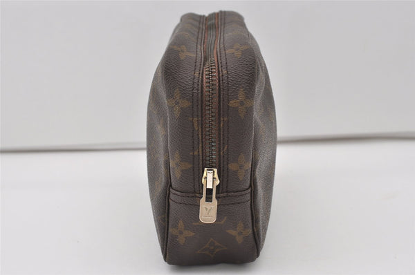 Auth Louis Vuitton Monogram Trousse Toilette 23 Clutch Hand Bag M47524 LV 1781I