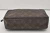 Auth Louis Vuitton Monogram Trousse Toilette 23 Clutch Hand Bag M47524 LV 1781I