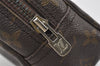 Auth Louis Vuitton Monogram Trousse Toilette 23 Clutch Hand Bag M47524 LV 1781I
