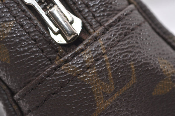 Auth Louis Vuitton Monogram Trousse Toilette 23 Clutch Hand Bag M47524 LV 1781I