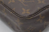 Auth Louis Vuitton Monogram Trousse Toilette 23 Clutch Hand Bag M47524 LV 1781I