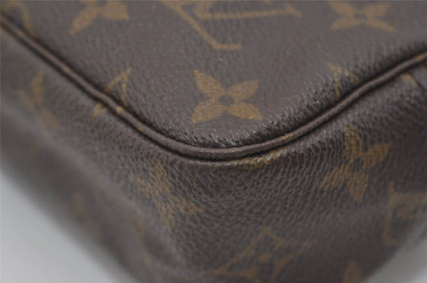 Auth Louis Vuitton Monogram Trousse Toilette 23 Clutch Hand Bag M47524 LV 1781I