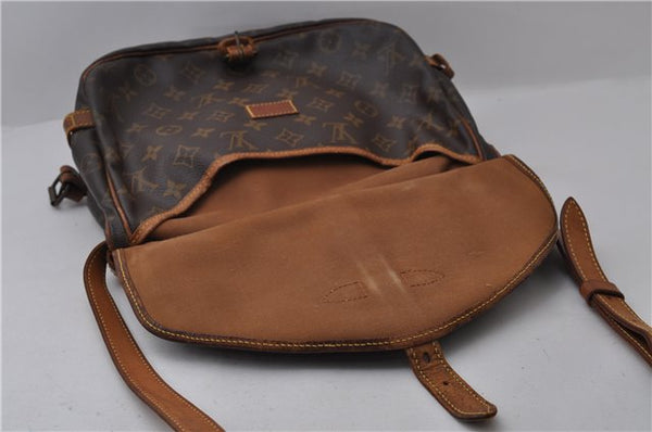 Auth Louis Vuitton Monogram Saumur 30 Shoulder Cross Body Bag M42256 LV 1782D