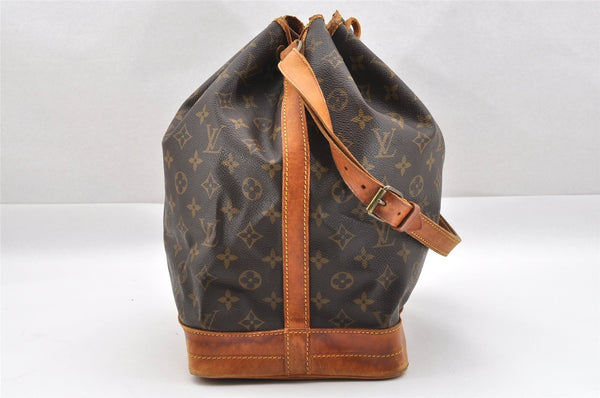 Authentic Louis Vuitton Monogram Noe Shoulder Drawstring Bag M42224 LV 1782I