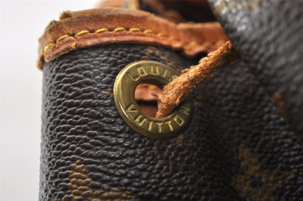 Authentic Louis Vuitton Monogram Noe Shoulder Drawstring Bag M42224 LV 1782I