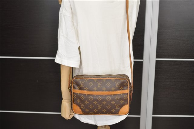 Auth Louis Vuitton Monogram Trocadero 27 Shoulder Cross Body Bag M51274 LV 1783D