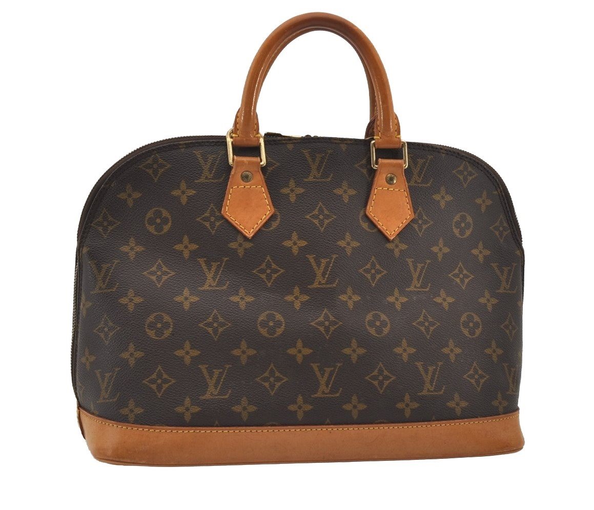 Authentic Louis Vuitton Monogram Alma Hand Bag Purse M51130 LV 1783I