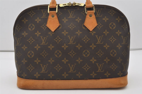 Authentic Louis Vuitton Monogram Alma Hand Bag Purse M51130 LV 1783I