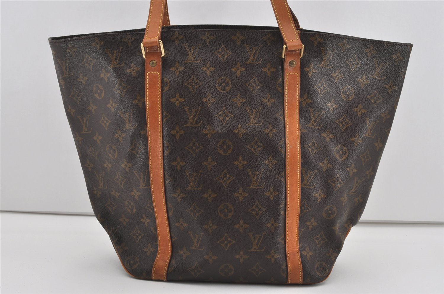 Authentic Louis Vuitton Monogram Sac Shopping PM Tote Bag M51108 LV 1786I