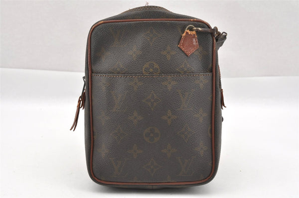 Authentic Louis Vuitton Monogram Danube Shoulder Cross Bag Old Model Junk 1788I