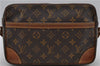 Auth Louis Vuitton Monogram Trocadero 27 Shoulder Cross Body Bag M51274 LV 1789D