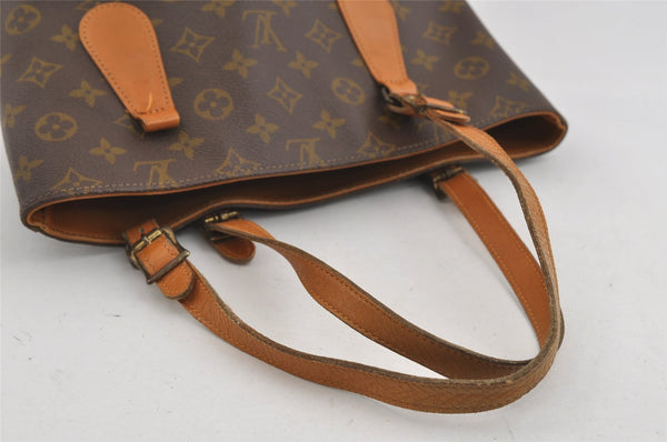Auth Louis Vuitton Monogram Bucket GM Shoulder Bag T42236 USA Model Junk 1789I