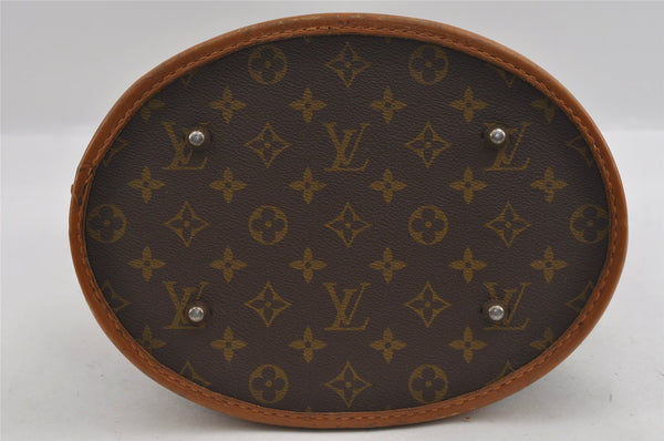 Auth Louis Vuitton Monogram Bucket GM Shoulder Bag T42236 USA Model Junk 1789I