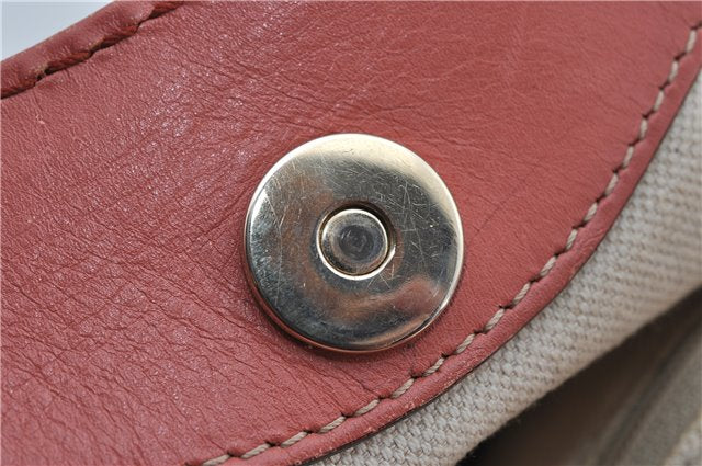 Authentic GUCCI Diamante Sukey Tote Bag Canvas Leather 211944 Brown 1790F