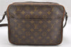 Authentic Louis Vuitton Monogram Nile Shoulder Cross Body Bag Old Model LV 1791I