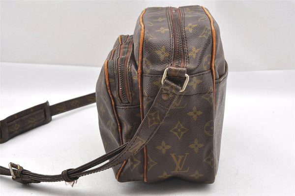 Authentic Louis Vuitton Monogram Nile Shoulder Cross Body Bag Old Model LV 1791I